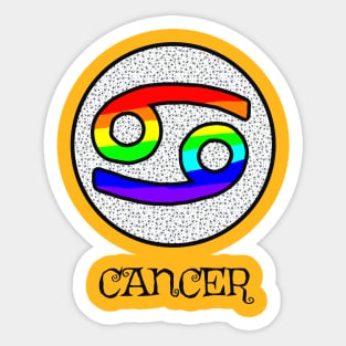 ZODIAC PRIDE CANCER Sticker